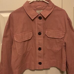 LOFT Cropped Women's Rose Utility Jacket